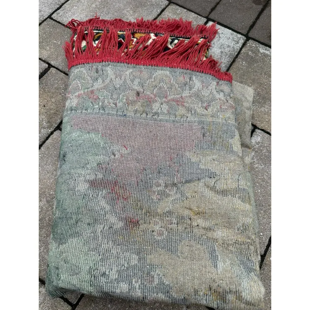 Vintage Tapestry Wall Hanging lion 1970's  boho retro decor animals 70x48”